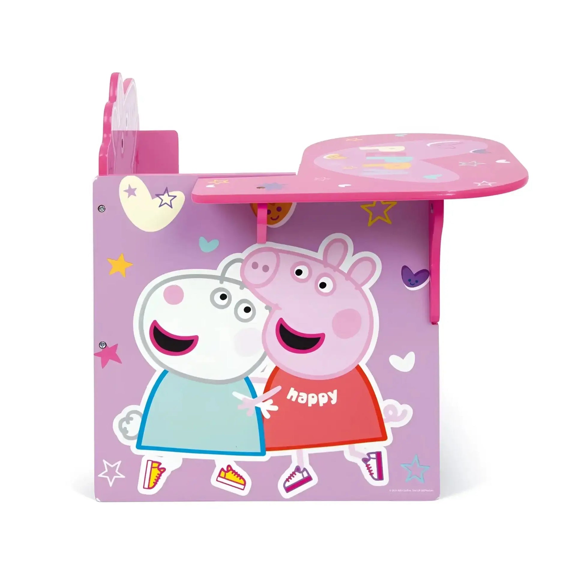 Silla Pupitre infantil con cajón de PEPPA PIG