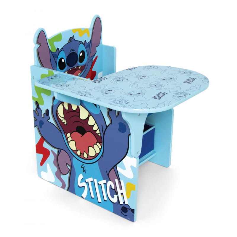 Silla Pupitre infantil con cajón de Stitch Disney