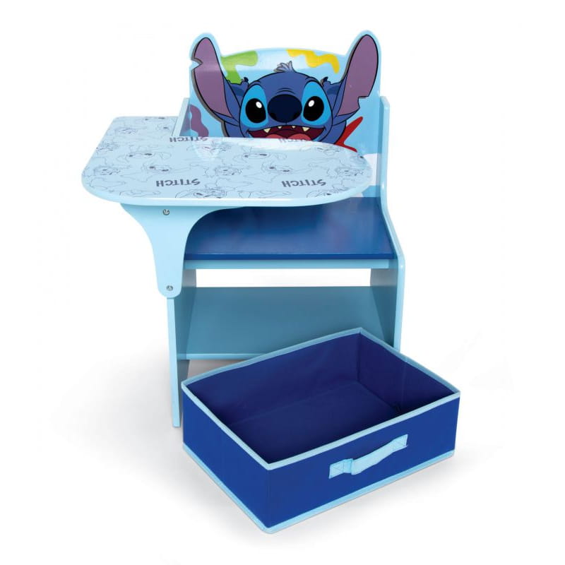 Silla Pupitre infantil con cajón de Stitch Disney