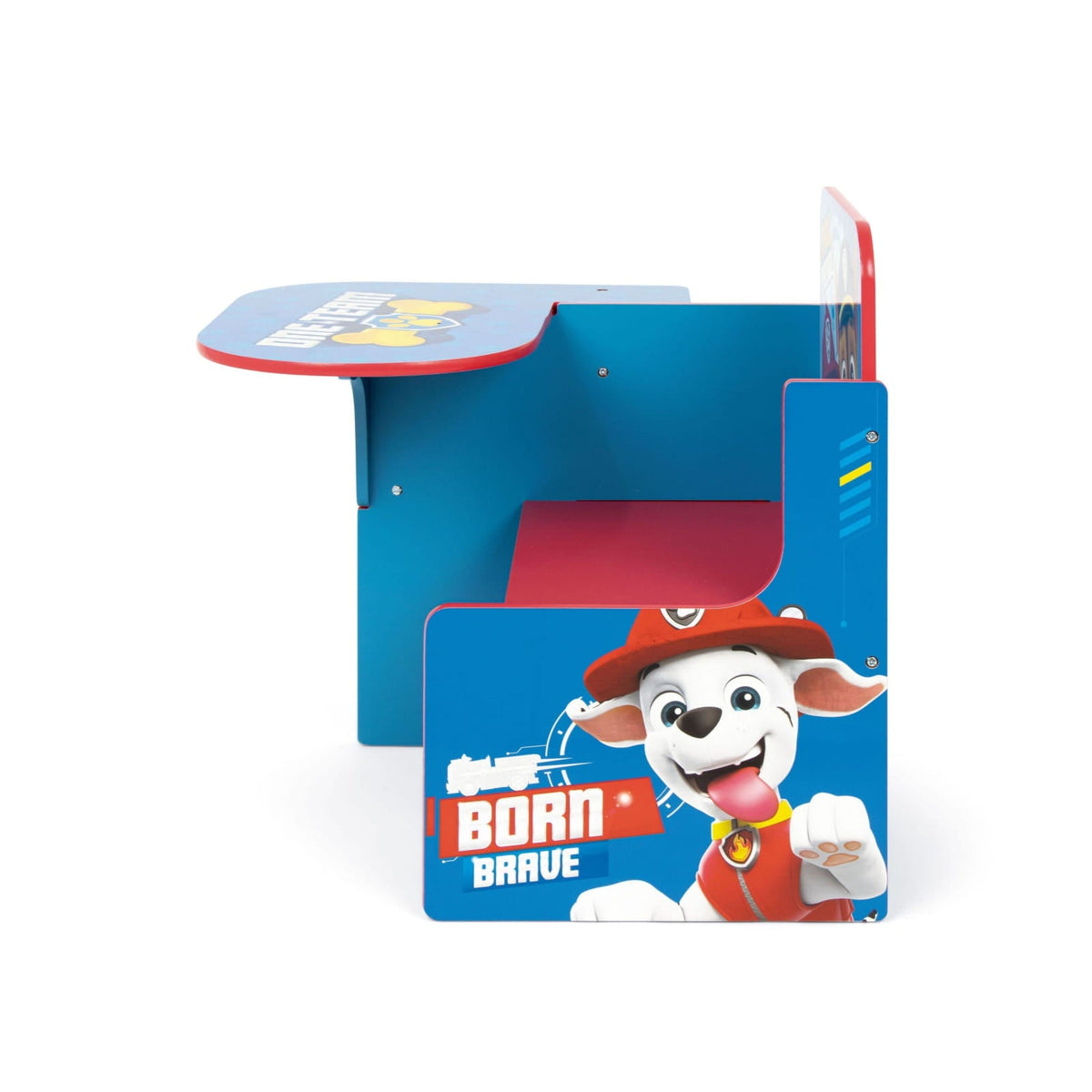 Silla pupitre infantil de la Patrulla Canina con cajón