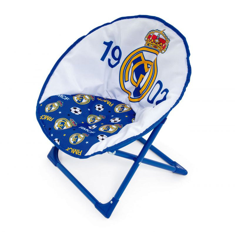 Silla de Real Madrid CF con forma luna 50x50x50cm
