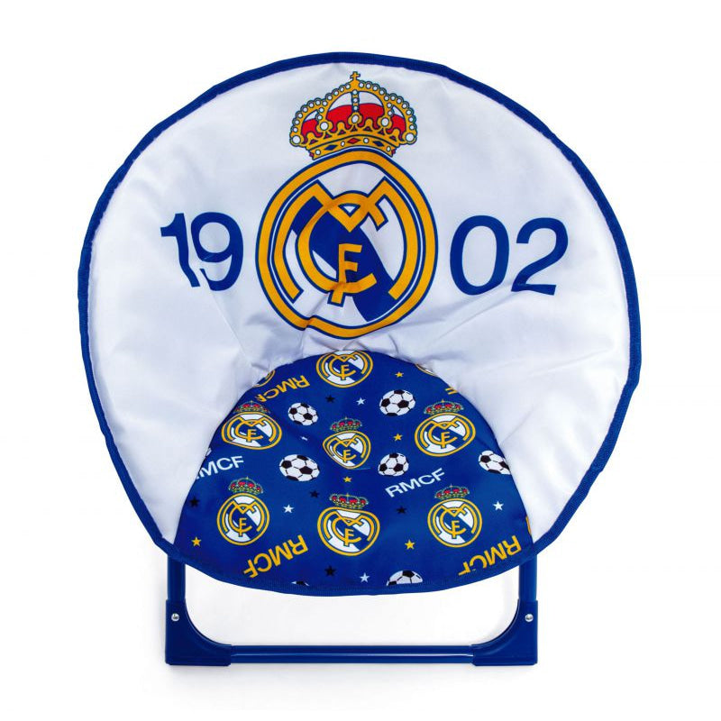 Silla de Real Madrid CF con forma luna 50x50x50cm