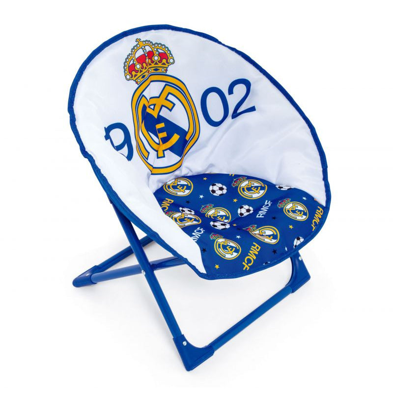 Silla de Real Madrid CF con forma luna 50x50x50cm