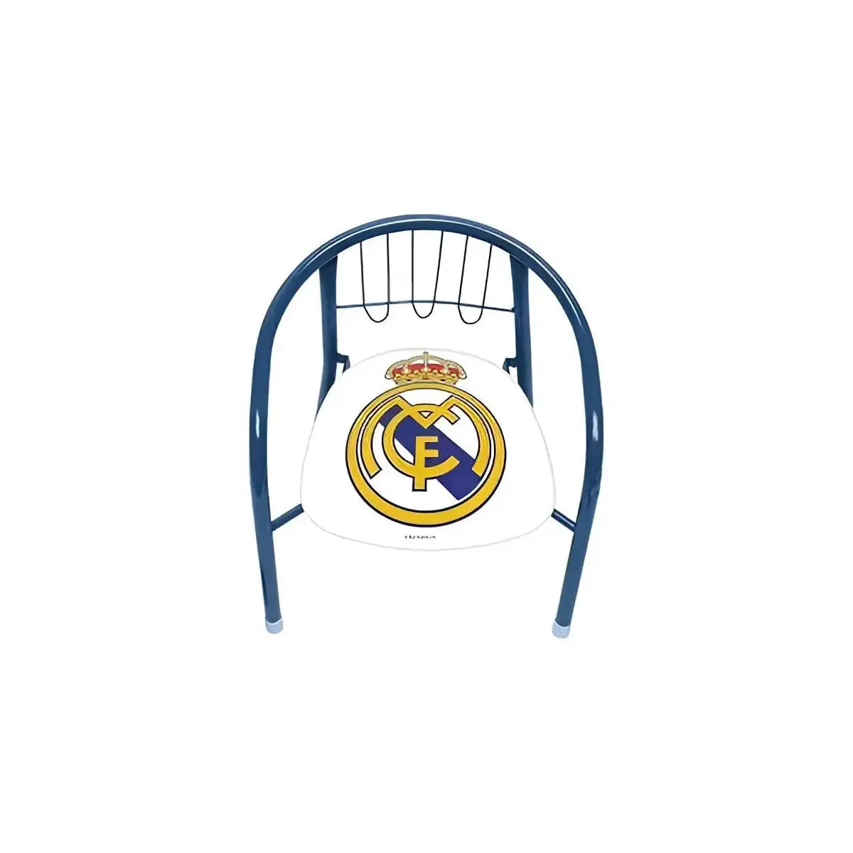 Silla Real Madrid CF infantil para interior exterior de metal 35.5x30x33.5CM