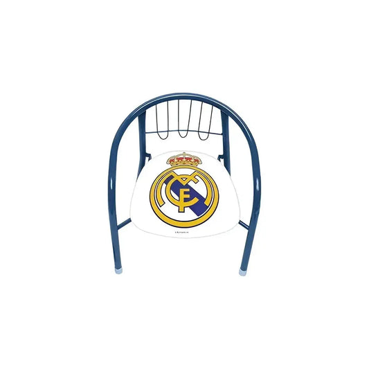Silla Real Madrid CF infantil para interior exterior de metal 35.5x30x33.5CM