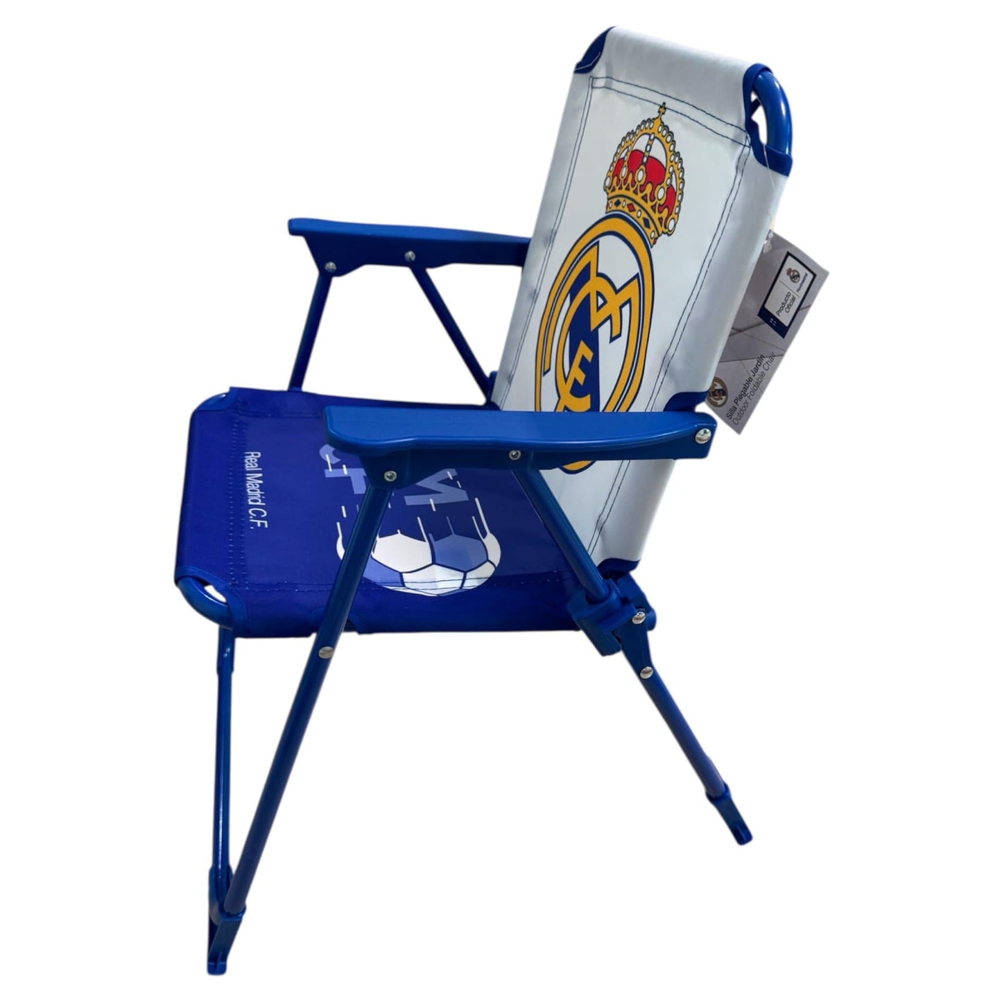 Silla Real Madrid plegable infantil para playa y piscina