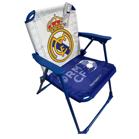 Silla Real Madrid plegable infantil para playa y piscina