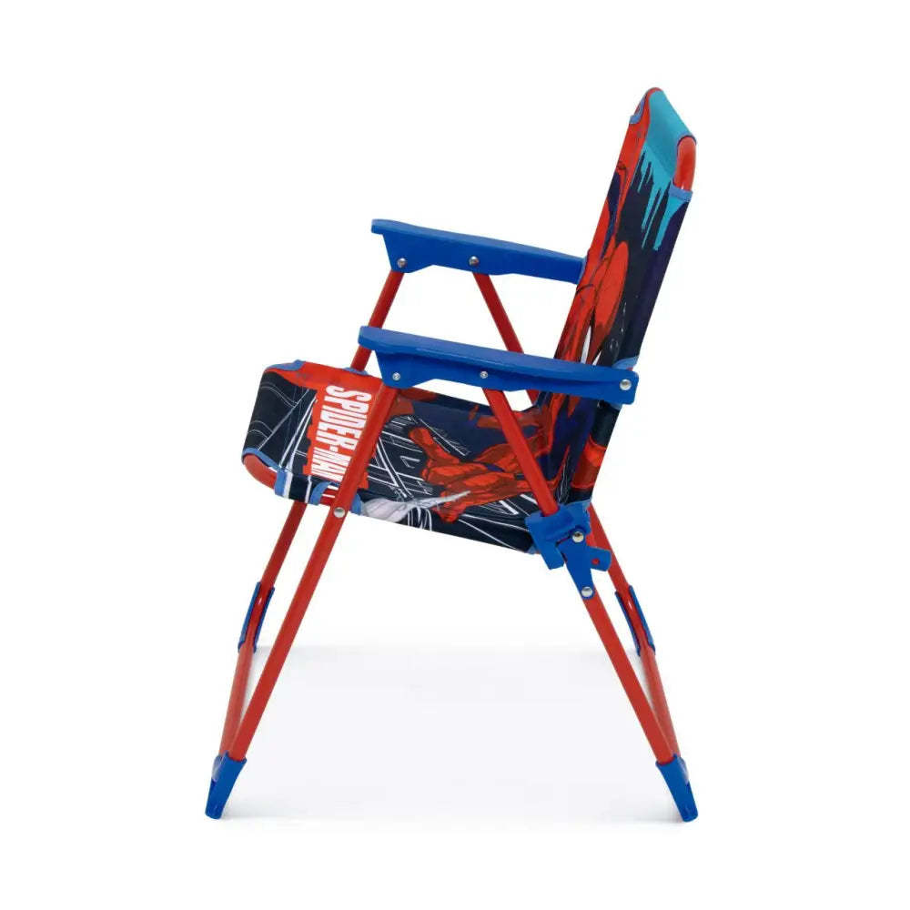 Silla Spiderman plegable infantil para interior exterior playa piscina 38X32X53CM