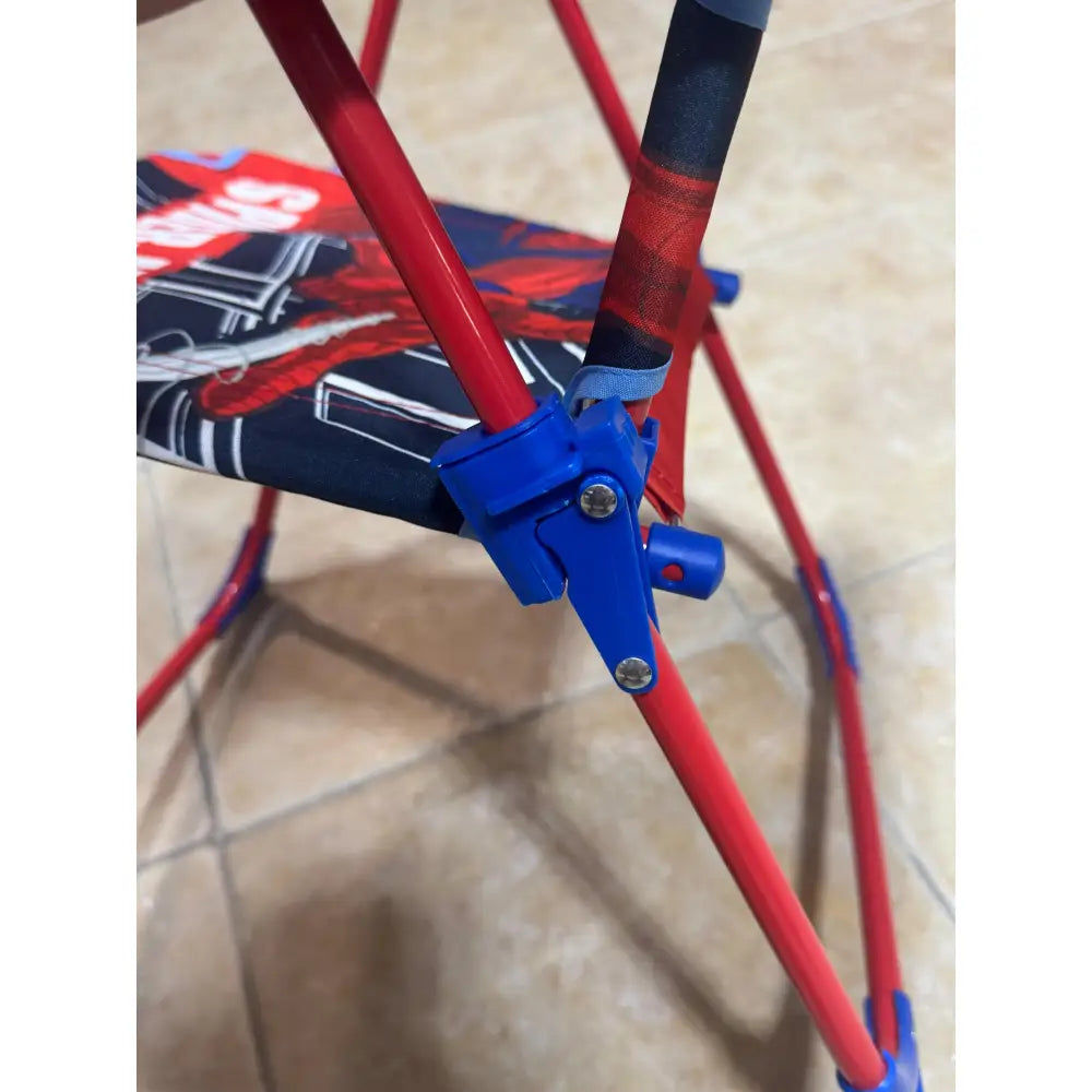 Silla Spiderman plegable infantil para interior exterior playa piscina 38X32X53CM