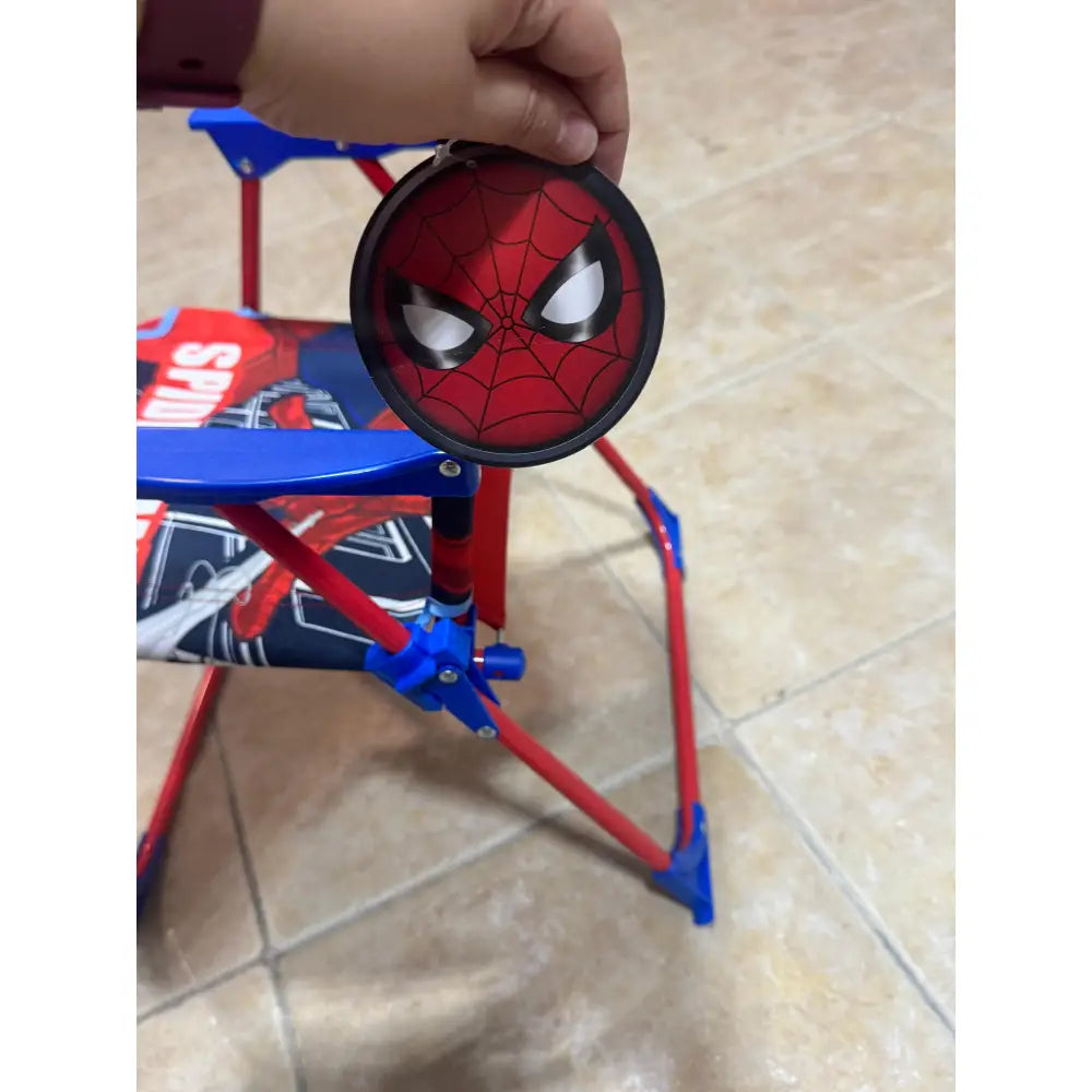 Silla Spiderman plegable infantil para interior exterior playa piscina 38X32X53CM