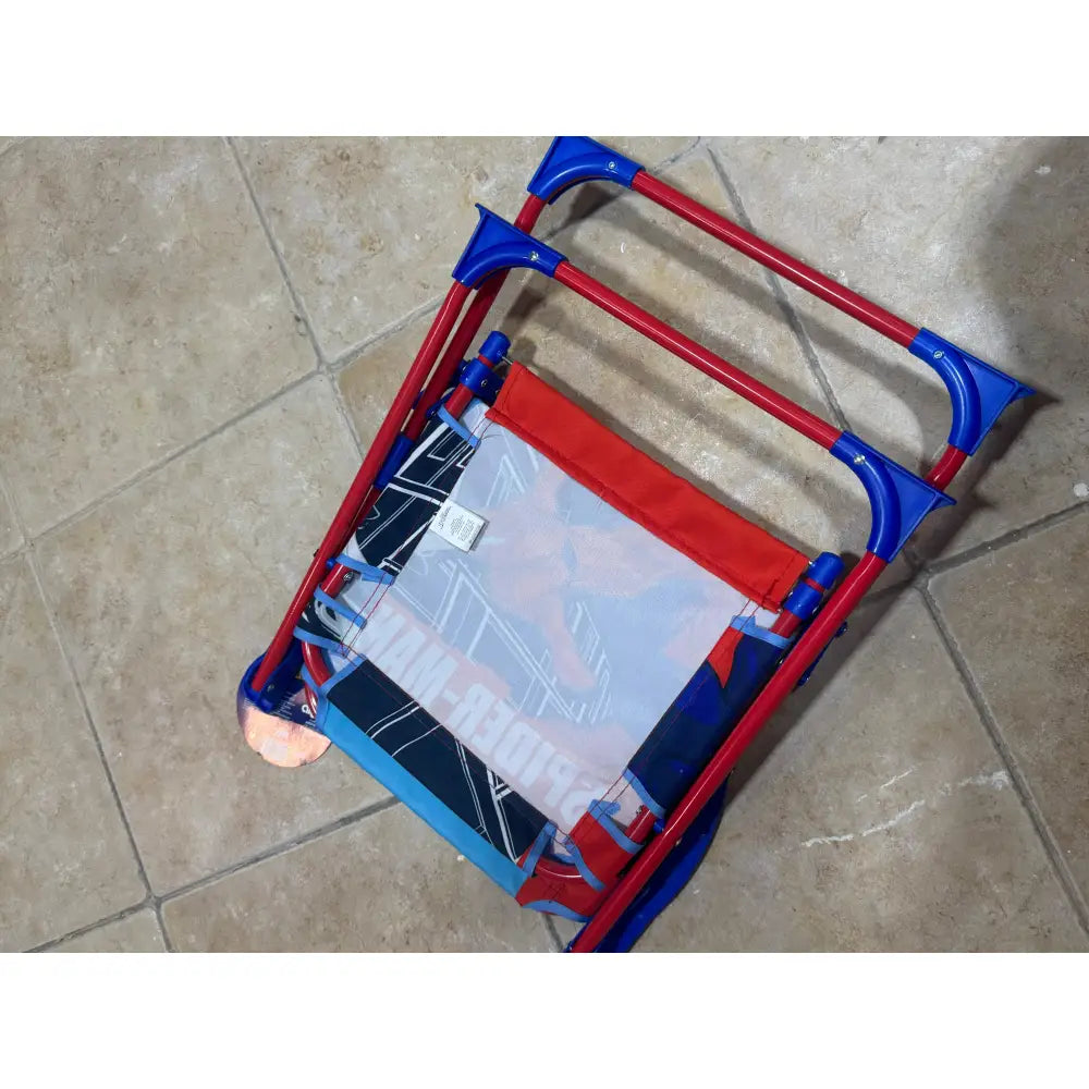 Silla Spiderman plegable infantil para interior exterior playa piscina 38X32X53CM