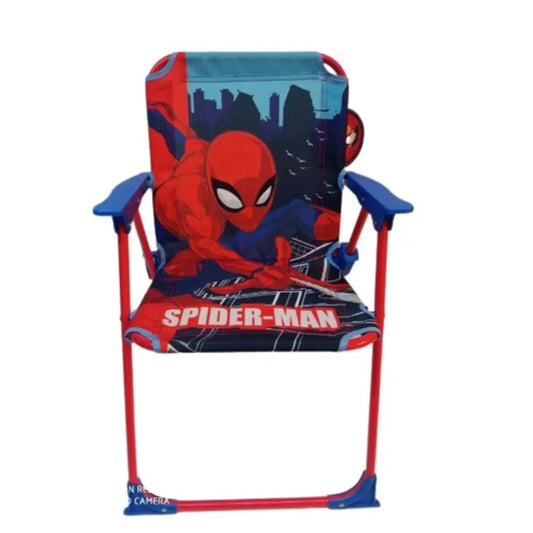 Silla Spiderman plegable infantil para interior exterior playa piscina 38X32X53CM