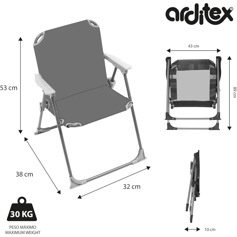 Silla Spidey plegable infantil para interior exterior playa piscina 38X32X53CM