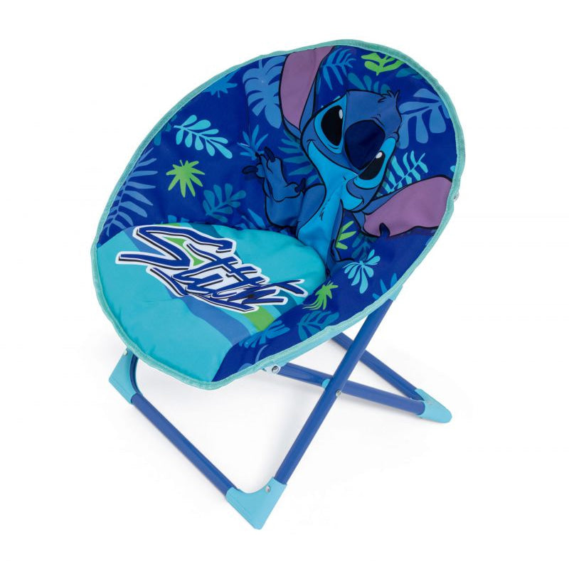 Silla de Stitch Disney con forma luna 50x50x50cm