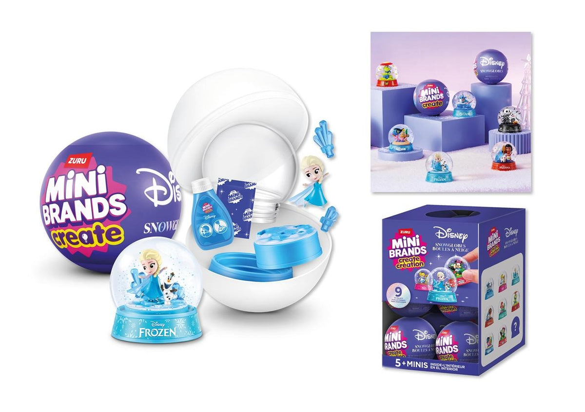 Bola sorpresa Nieve Disney Mini Brands coleccionable 10cm