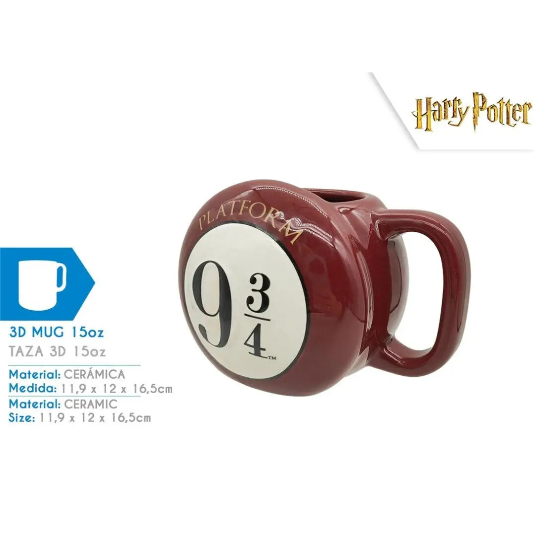 Taza 3D andén 9 y 3/4 HARRY POTTER- Regalo Original