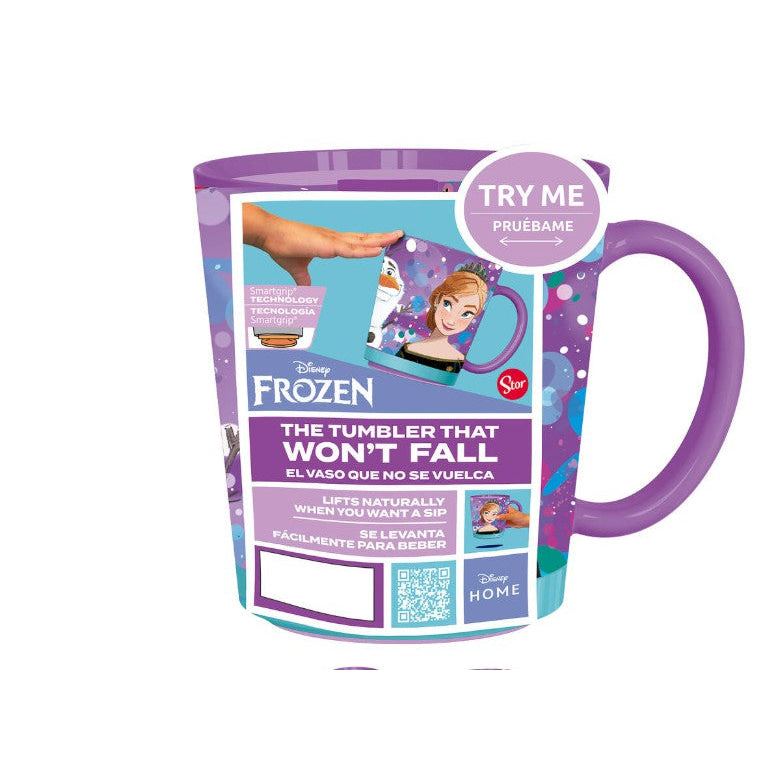 Taza antivuelco infantil Frozen Disney 410ml con Smart Grip