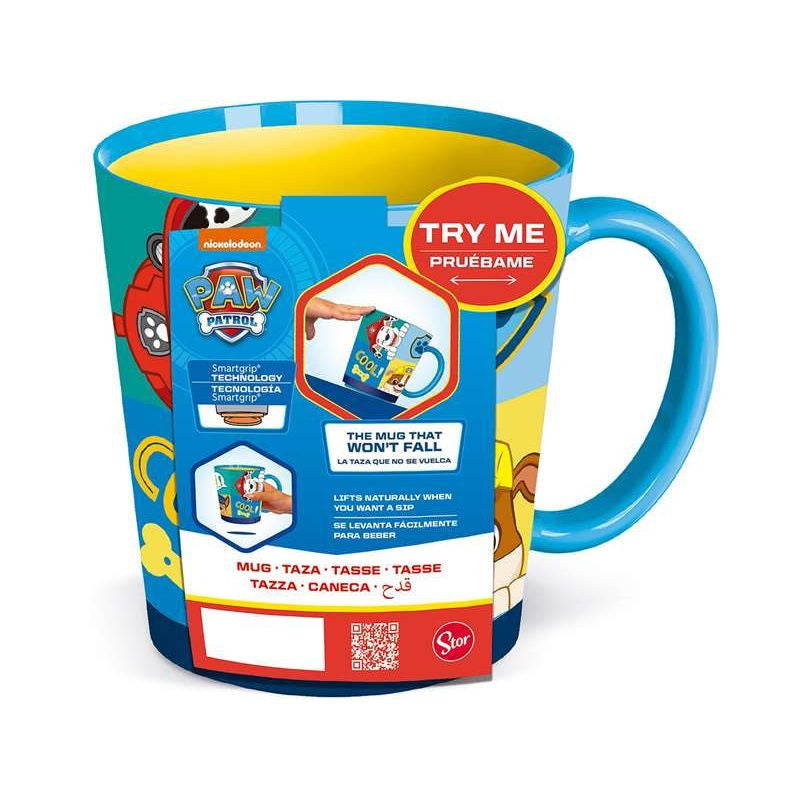 Taza antivuelco infantil Patrulla canina (Paw Patrol) 410ml con Smart Grip