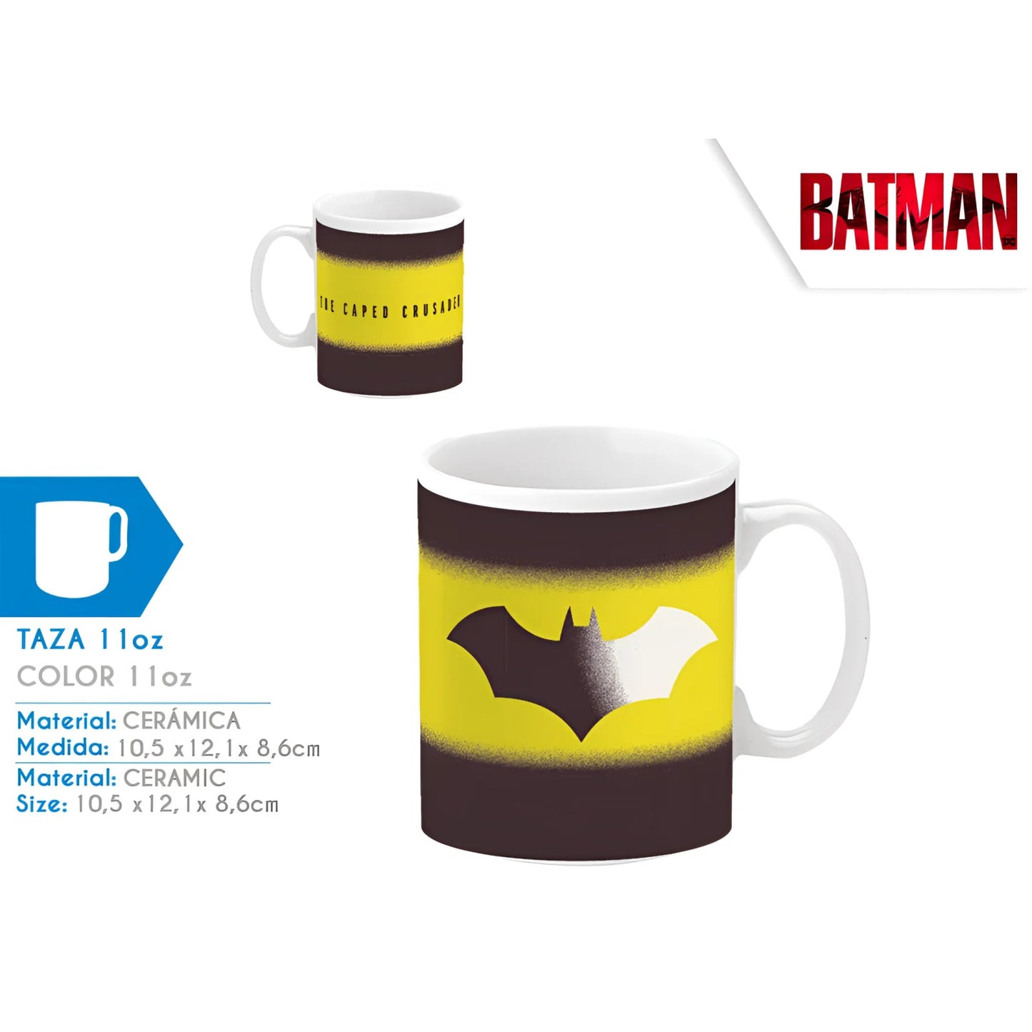 Taza de cerámica BATMAN DC COMICS 325ml - Regalo Original