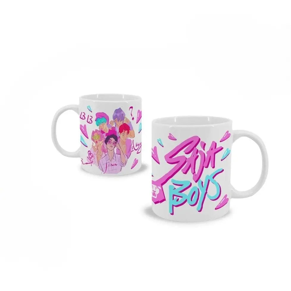Taza cerámica SAJA BOYS 325ML HUNTRIX K-POP DEMON HUNTERS