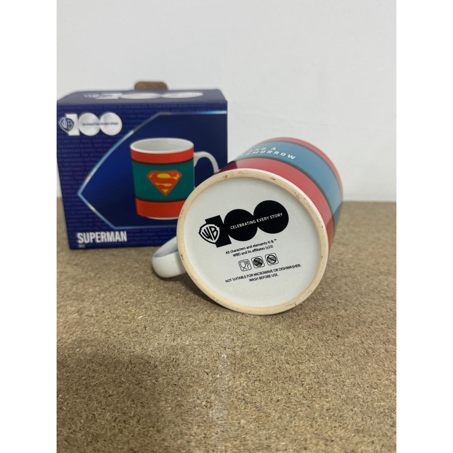 Taza de Desayuno Superman en Cerámica 325 ml - Regalo Original