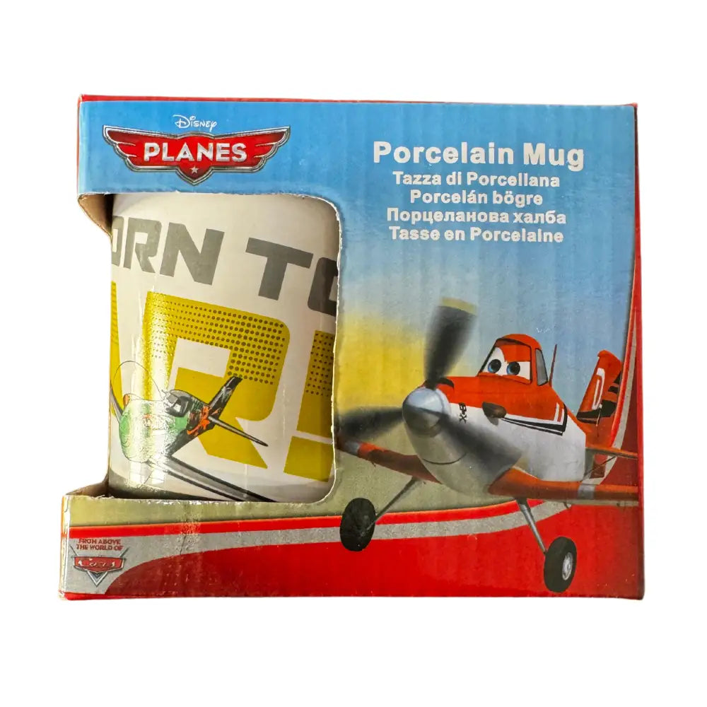 Taza infantil 300ml Cars y Aviones Nickelodeon – Regalo original para niños No apta lavavajillas ni microondas