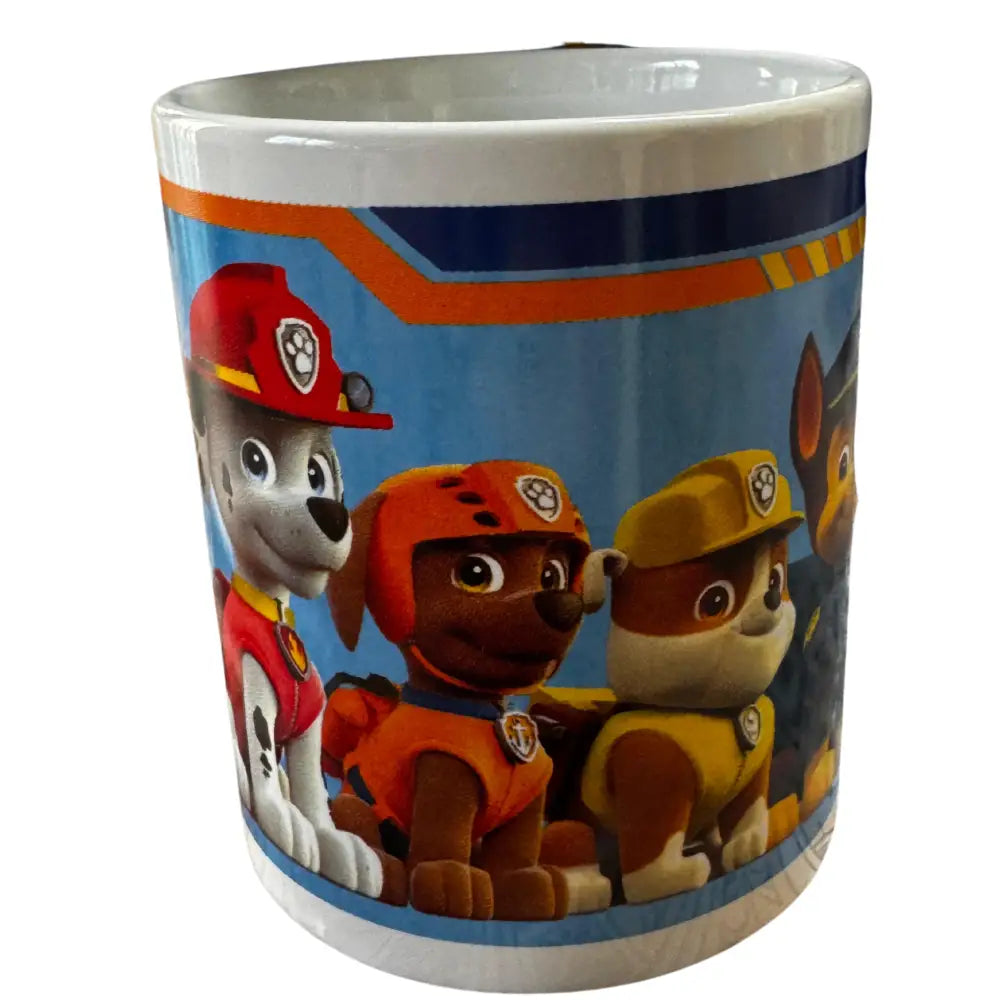 Taza Patrulla Canina de Cerámica – Paw Patrol Chase Marshall Rubble Rocky y Skye Regalo Infantil Original