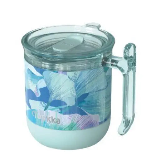 Taza termo acero inoxidable QUOKKA drop safe wave ginkgo leaves 260ml