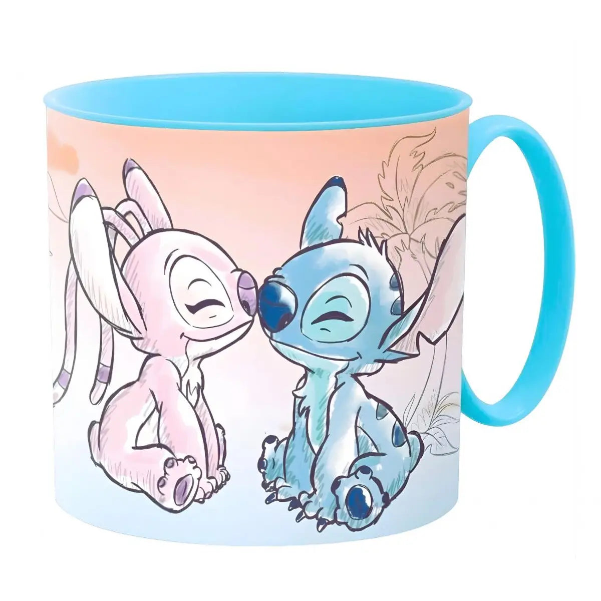 Taza vaso infantil microondas STITCH sketchook 265ML