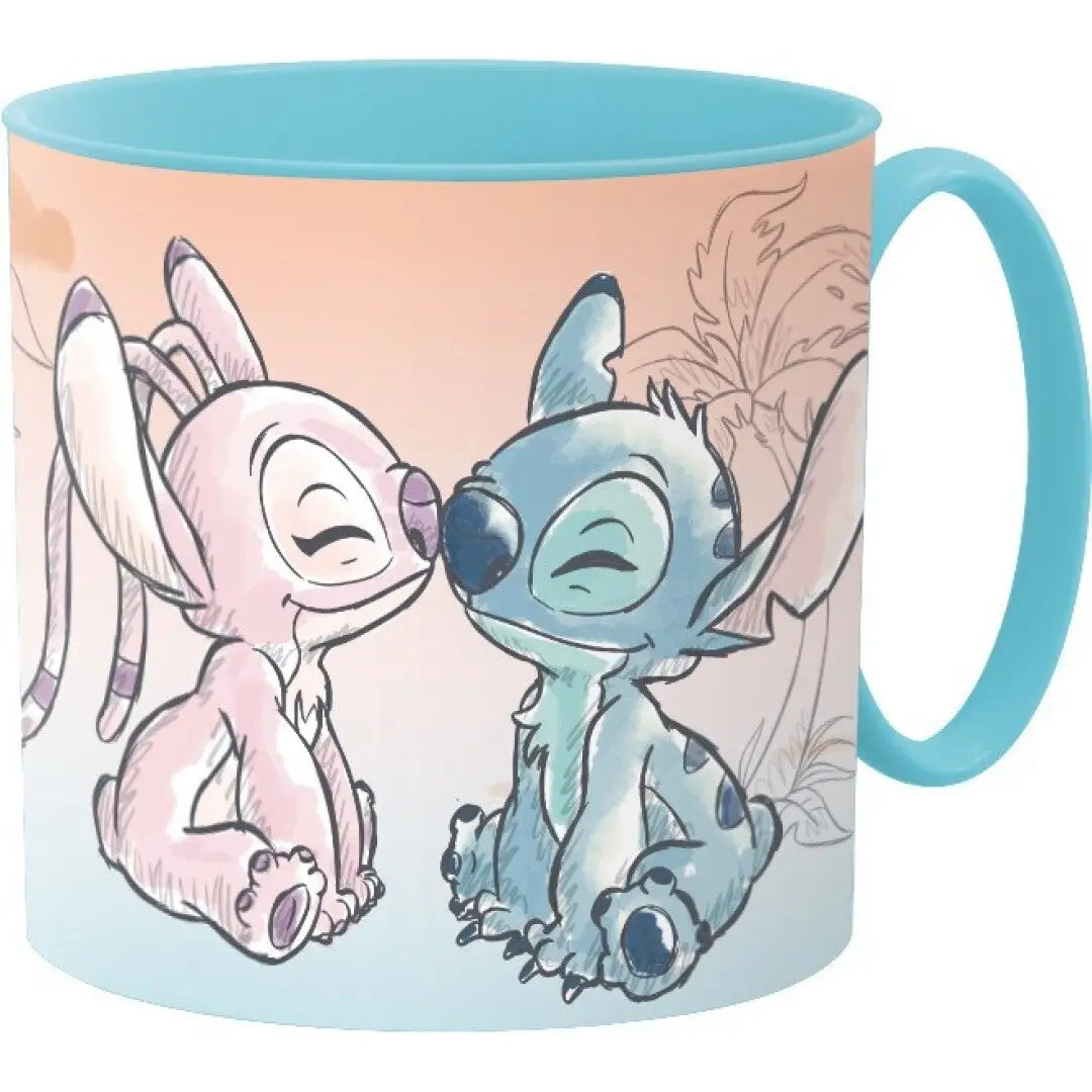 Taza vaso infantil microondas STITCH sketchook 265ML