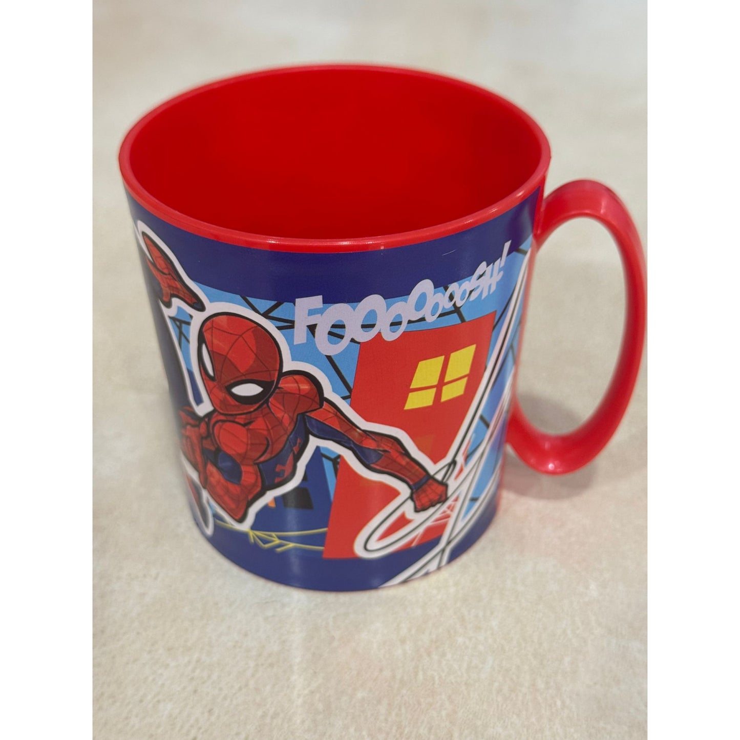 Taza vaso microondas 350ML SPIDERMAN