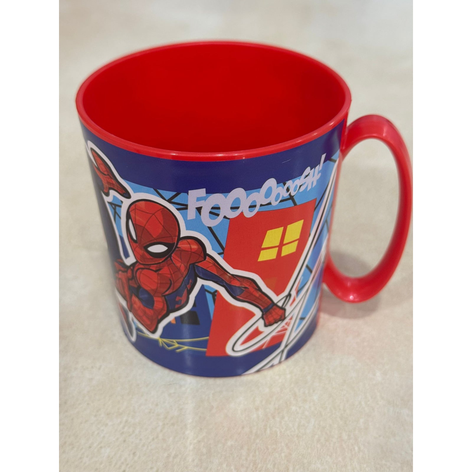 Taza vaso microondas 350ML SPIDERMAN