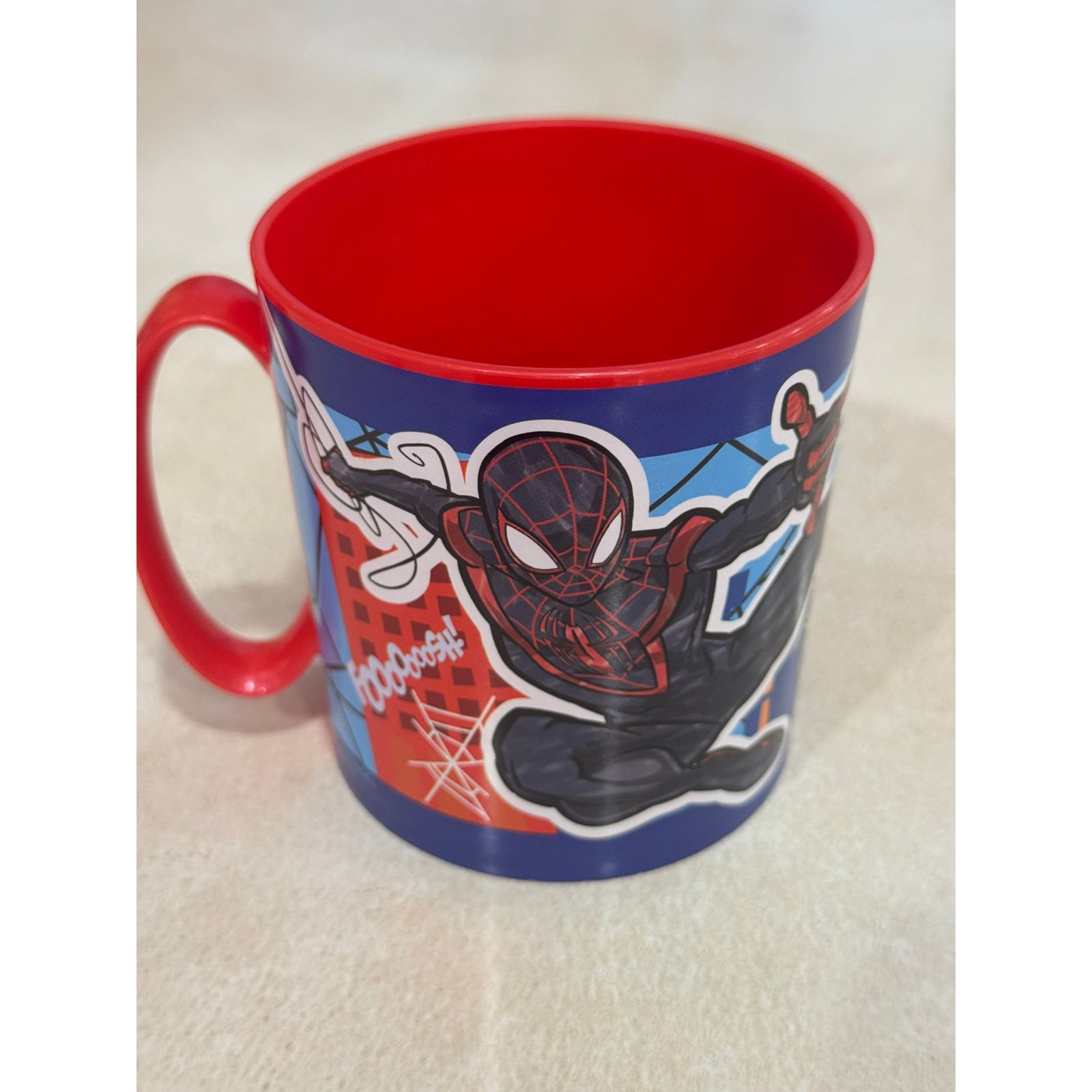 Taza vaso microondas 350ML SPIDERMAN