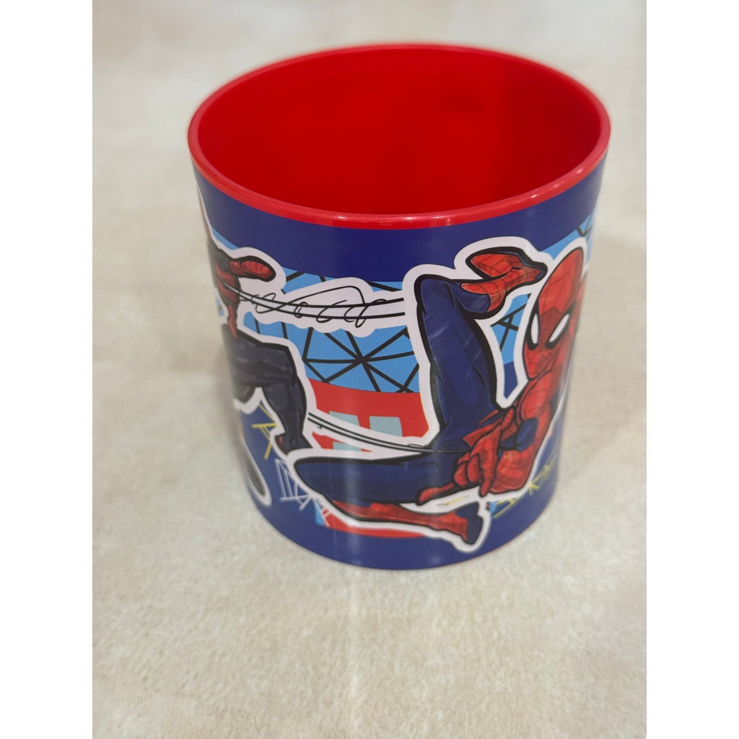 Taza vaso microondas 350ML SPIDERMAN