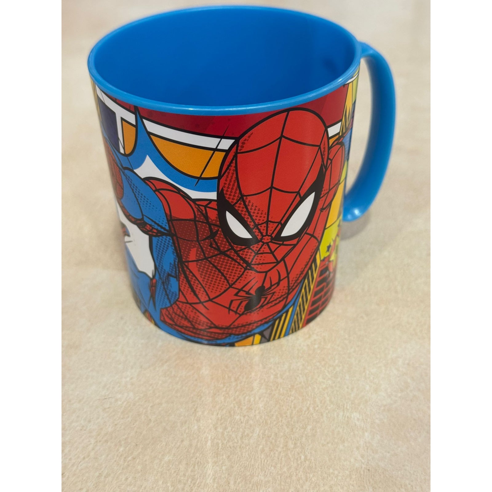 Taza vaso microondas 350ML SPIDERMAN