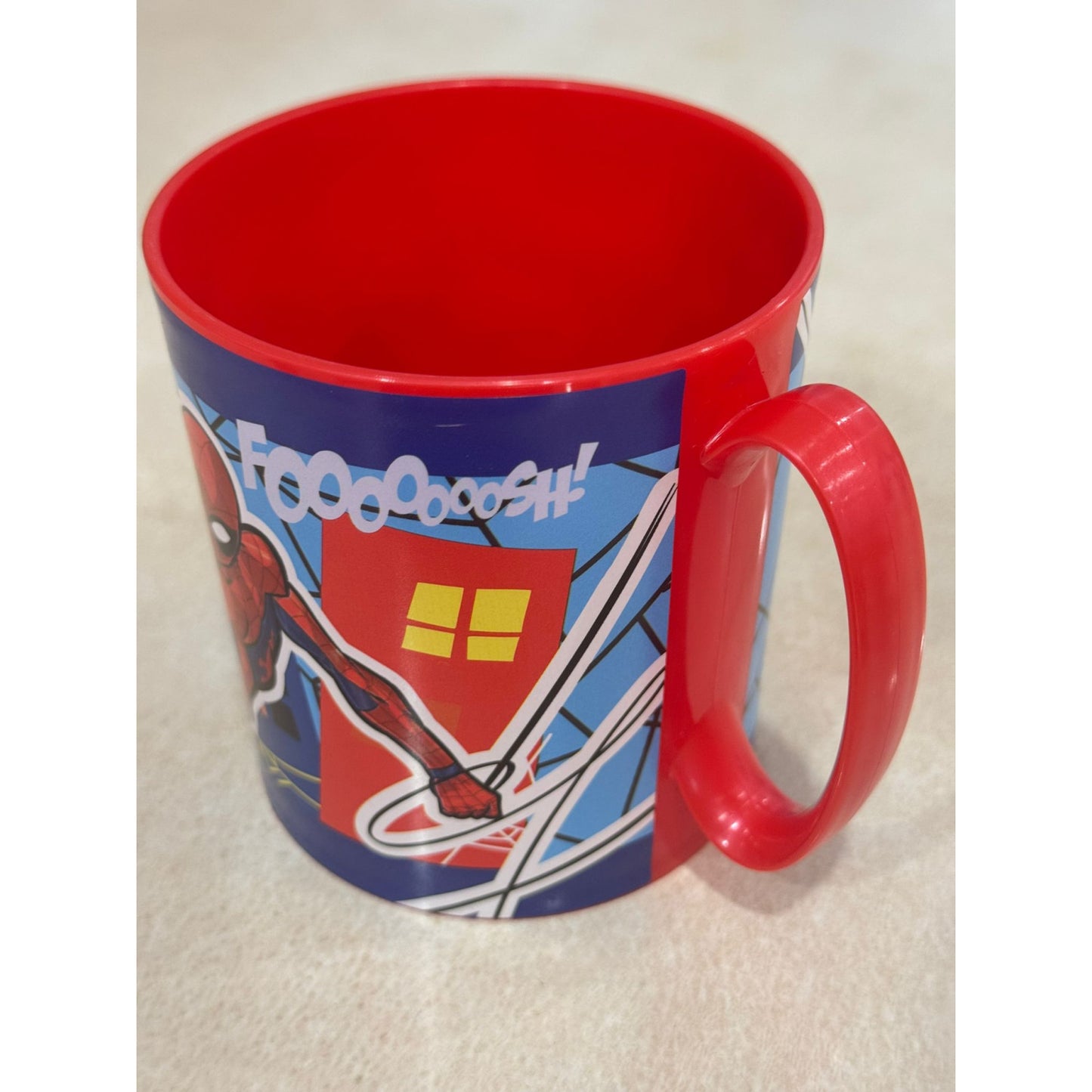 Taza vaso microondas 350ML SPIDERMAN