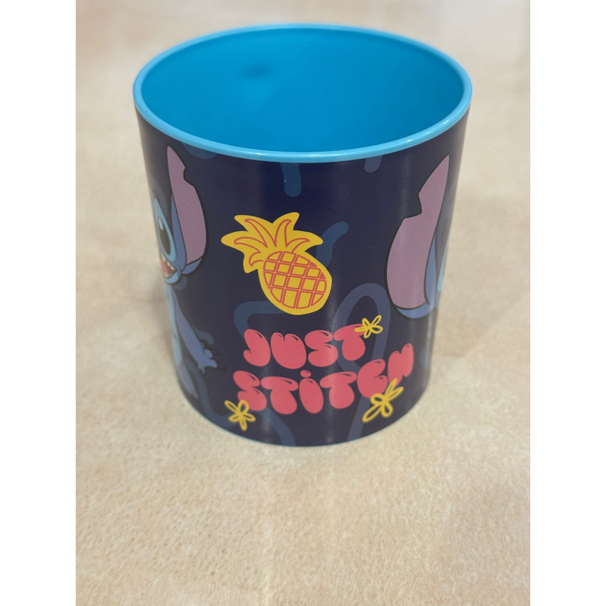 Taza vaso microondas 350ML STITCH niño niña