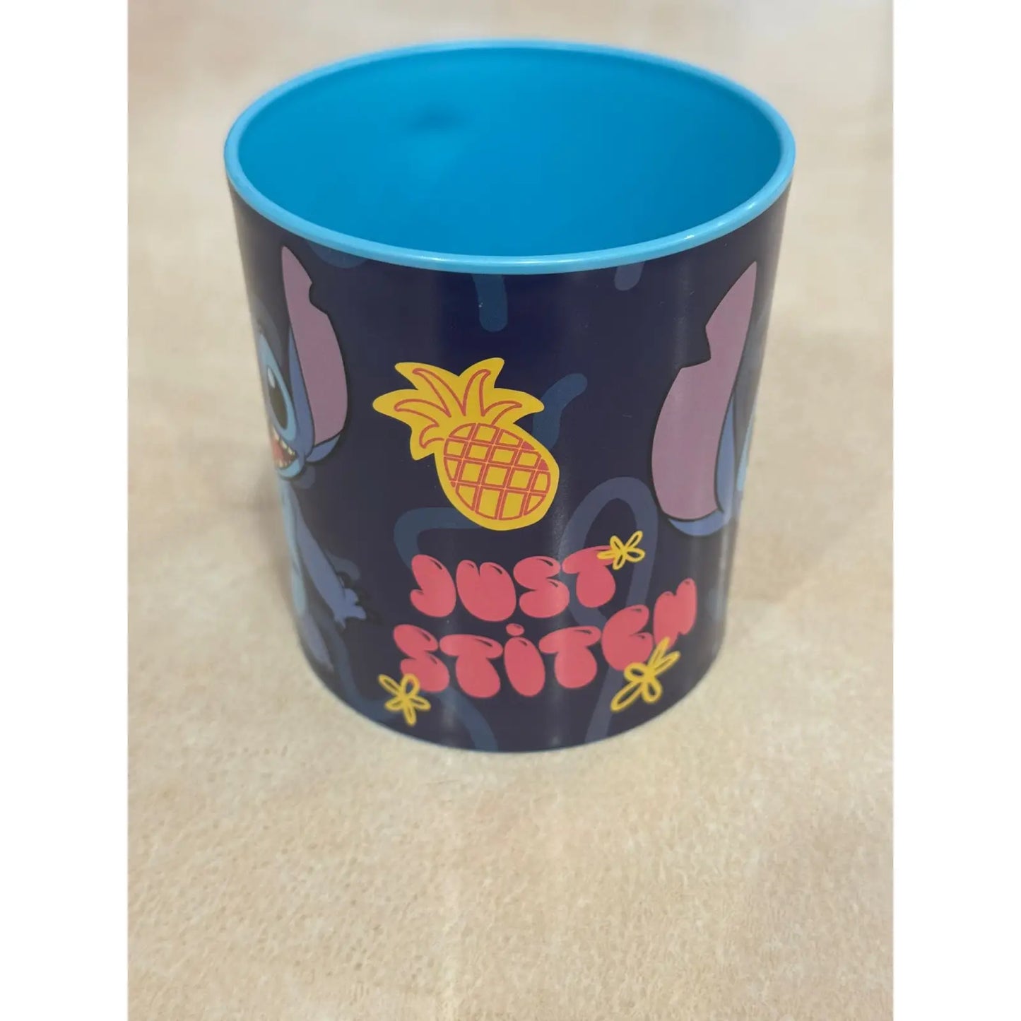 Taza vaso microondas 350ML STITCH niño niña