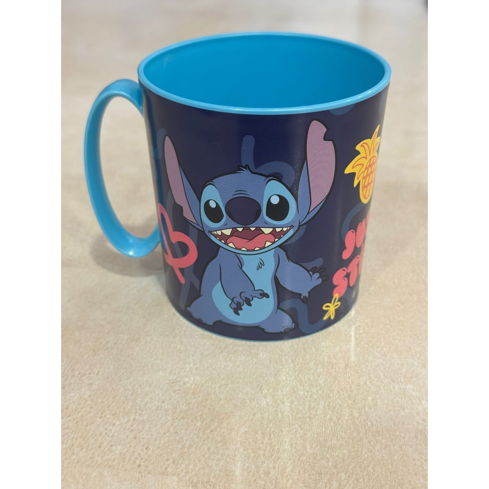 Taza vaso microondas 350ML STITCH niño niña
