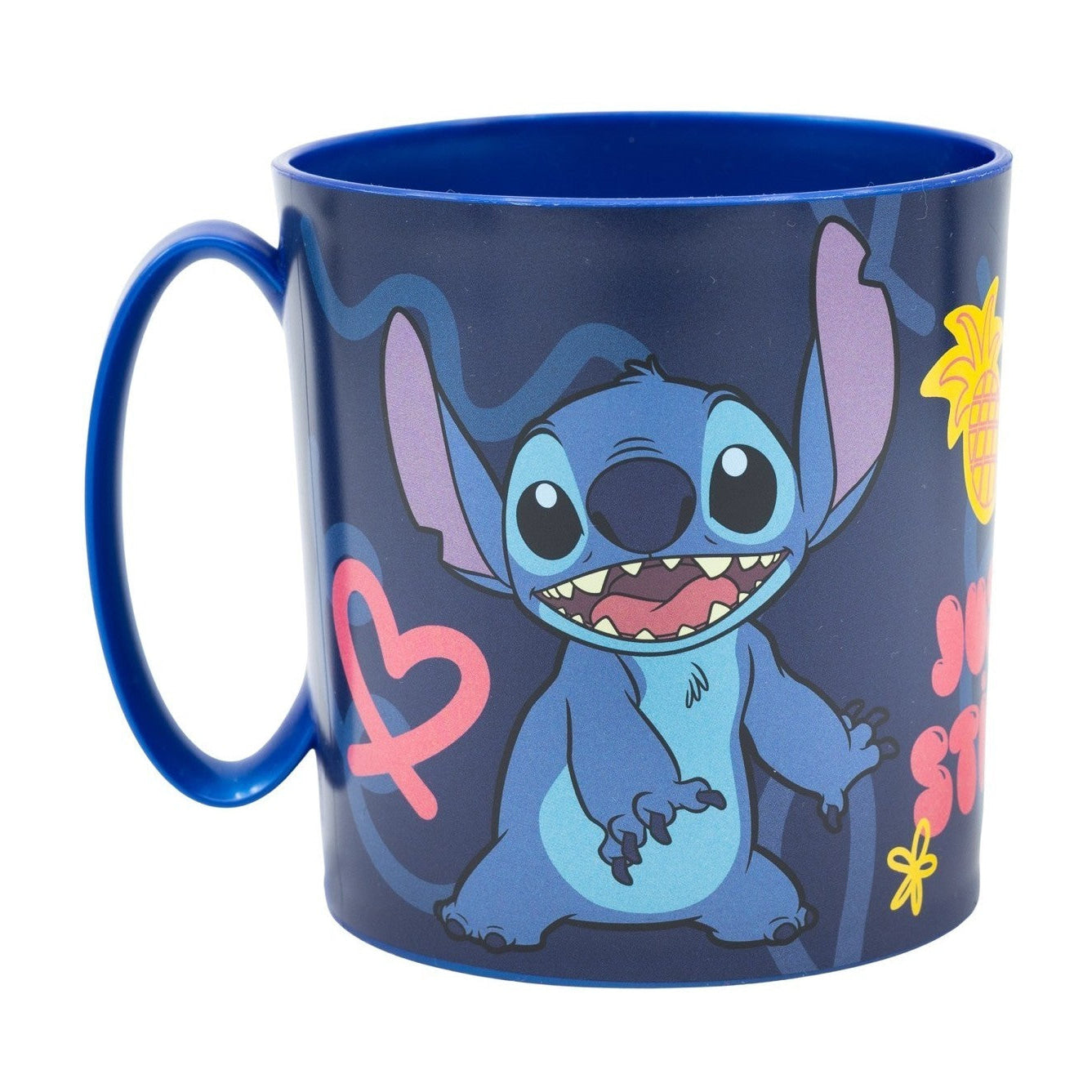 Taza vaso microondas 390ml Stitch Palms