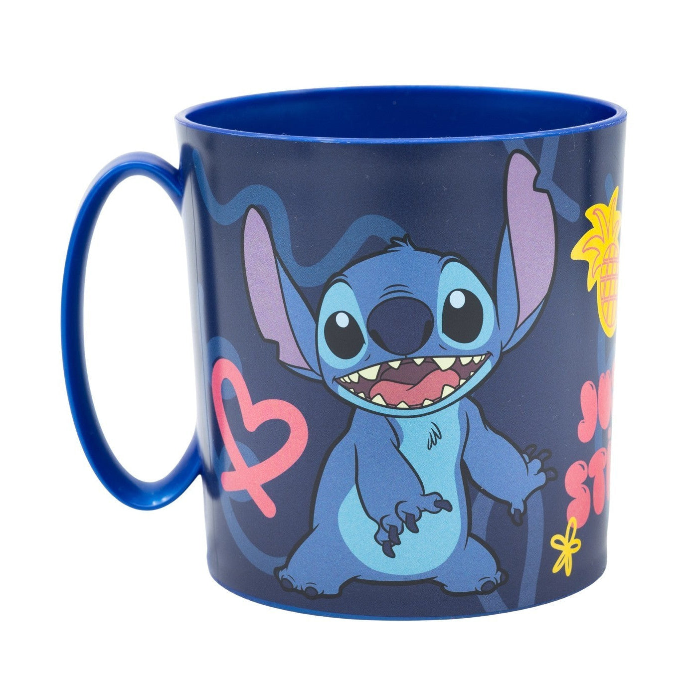 Taza vaso microondas 390ml Stitch Palms