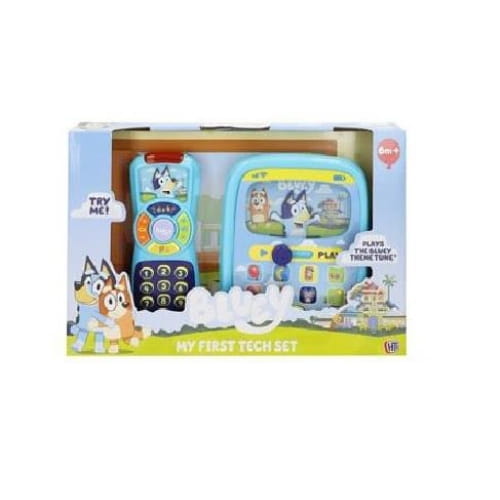 Teléfono y tablet Bluey mi primer set con luz sonido - Juguete