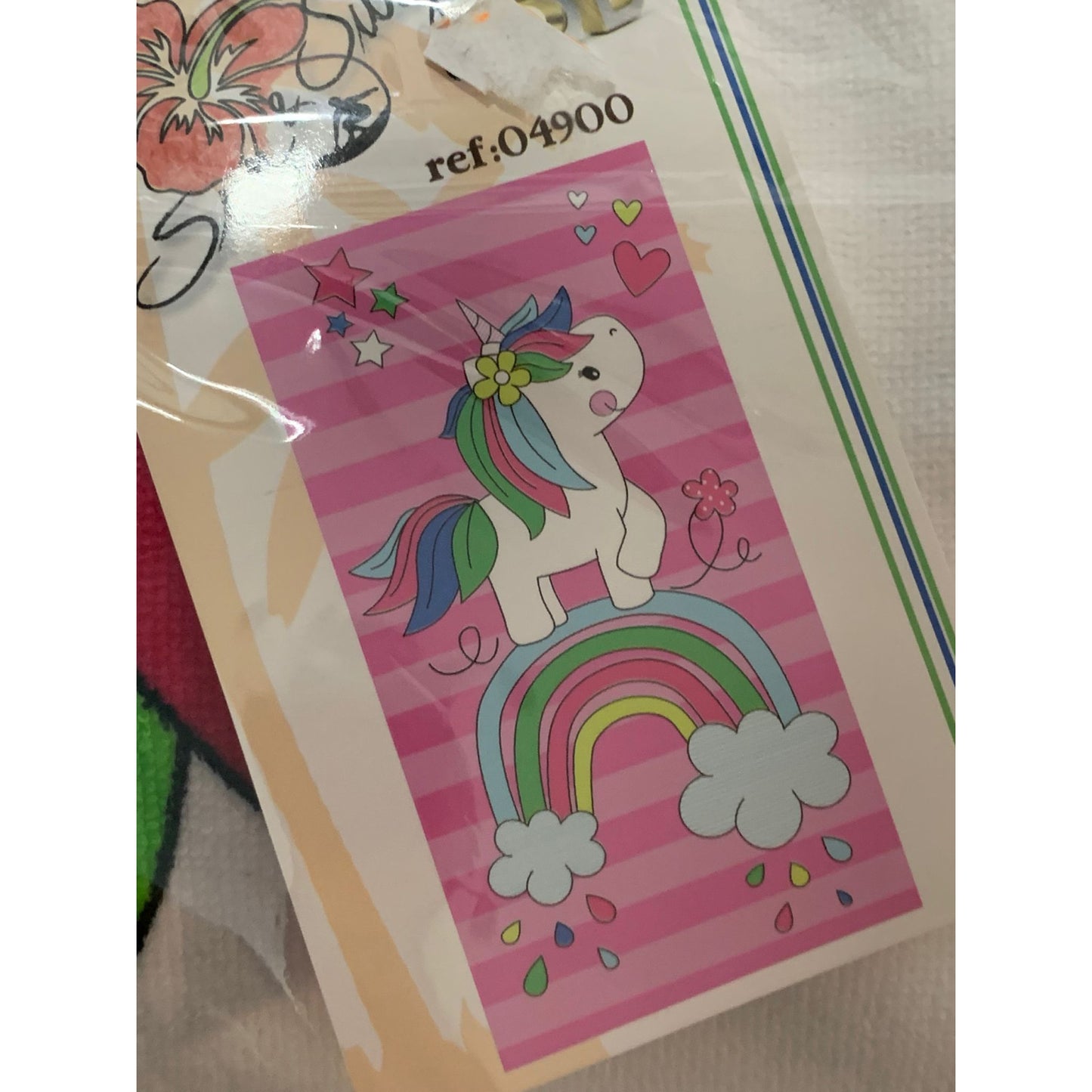 Toalla Playa Piscina Arcoiris unicornio 70x140cm de microfibra para niños y adultos - Sun and Surf
