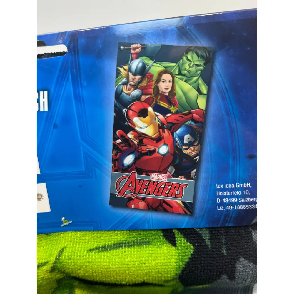 Toalla Playa Piscina Avengers 70x140cm infantil de microfibra para niños