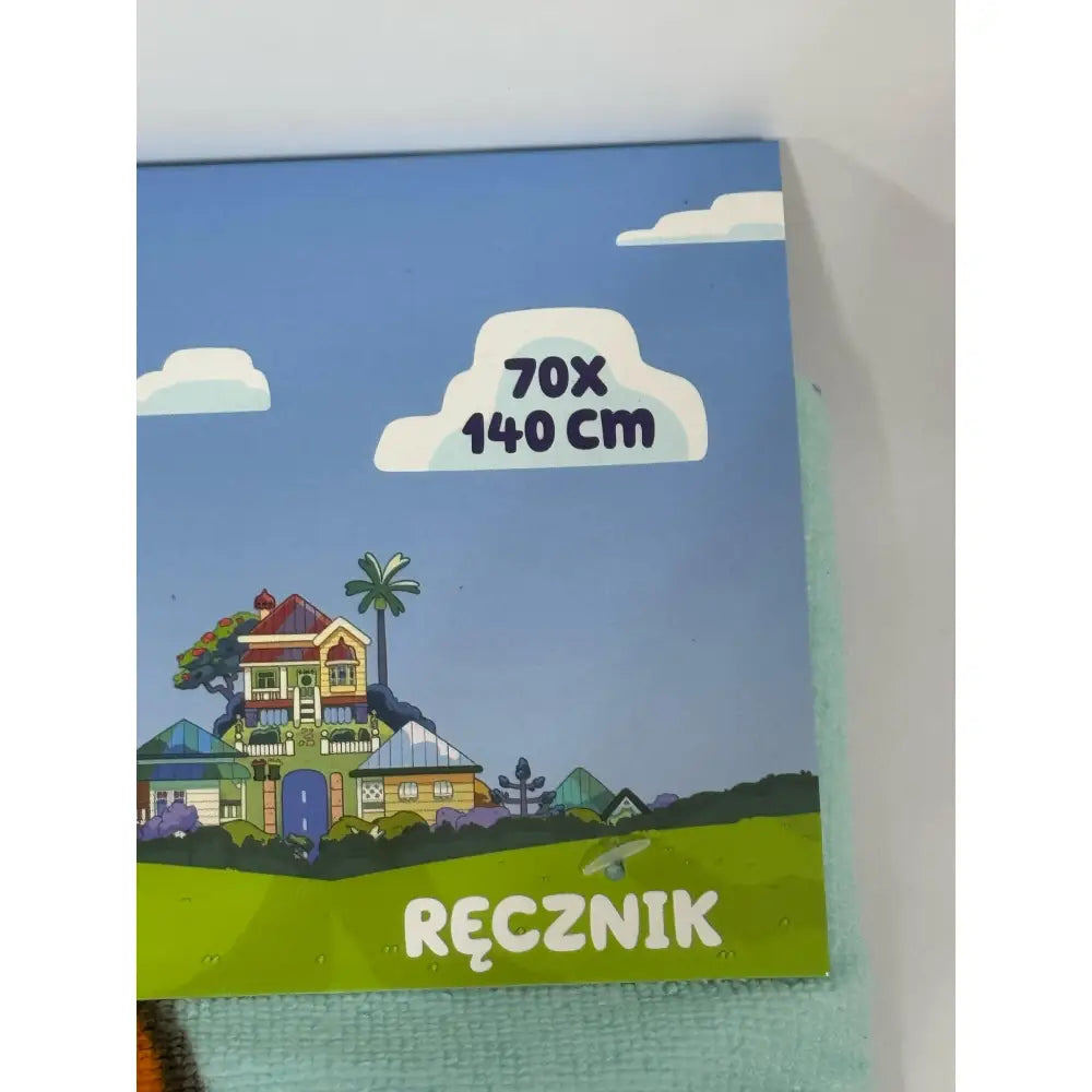 Toalla Playa Piscina Bluey Caballito 70x140cm infantil de microfibra para niños