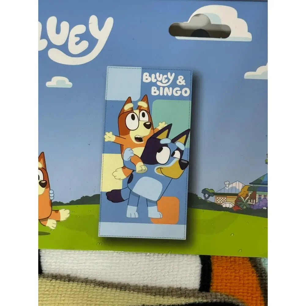 Toalla Playa Piscina Bluey Caballito 70x140cm infantil de microfibra para niños