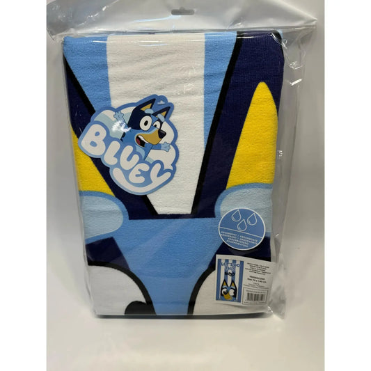 Toalla Playa Piscina Bluey Rayas 70x140cm infantil de microfibra para niños