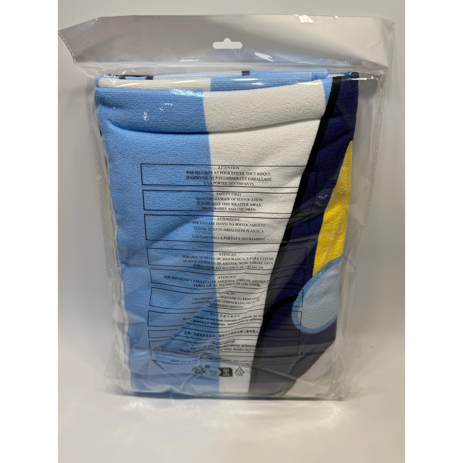 Toalla Playa Piscina Bluey Rayas 70x140cm infantil de microfibra para niños
