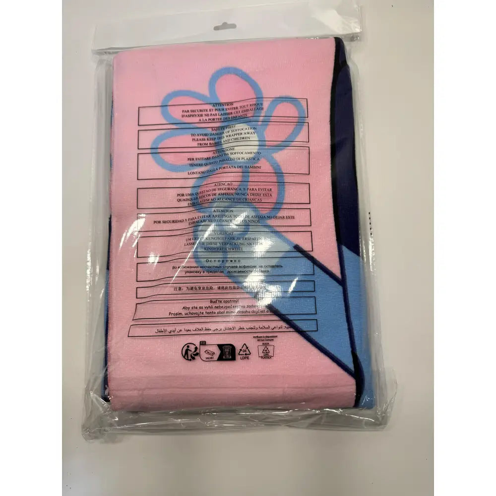 Toalla Playa Piscina Bluey Rosa 70x140cm infantil de microfibra para niños