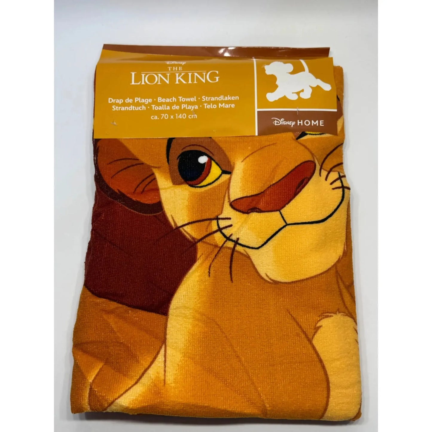 Toalla Playa Piscina Disney Rey Leon 70x140cm infantil de microfibra para niños - leon